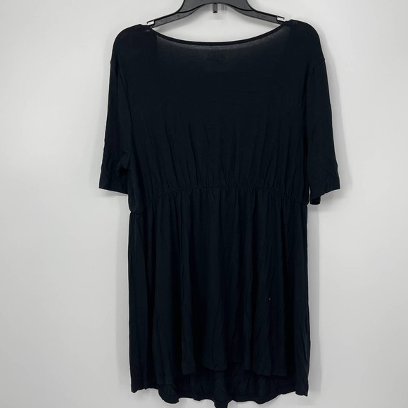 ISABEL MATERNITY BLACK V-NECK NURSING FEATURE LIGHTWEIGHT PULLOVER SIZE XXL - Picture 2 of 3